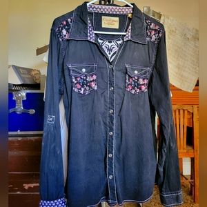 Western shirt with Jewel snaps